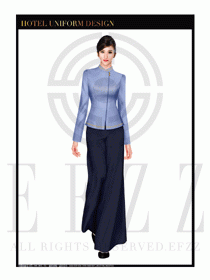酒店制服西餐咨客服裝設計圖527