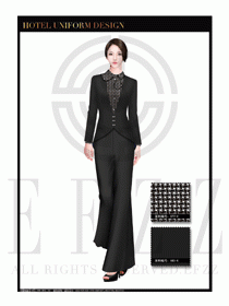 酒店制服西餐咨客服裝設(shè)計圖534
