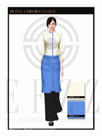 餐飲西餐服務員制服設計圖1138