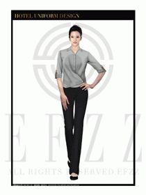 餐飲西餐服務員制服設計圖1153
