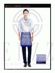 餐飲西餐服務(wù)員制服設(shè)計(jì)圖1168