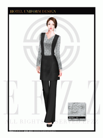 餐飲西餐服務(wù)員制服設(shè)計(jì)圖1174