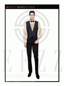 餐飲西餐服務(wù)員制服設(shè)計(jì)圖1184
