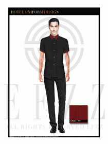 酒店總臺(tái)大堂服務(wù)員制服設(shè)計(jì)圖883