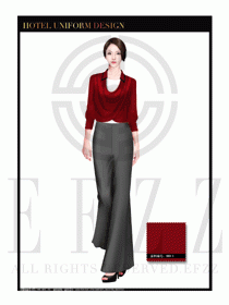 酒店總臺大堂服務員制服設計圖892