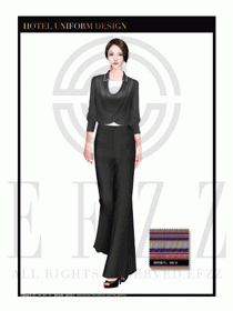 酒店總臺(tái)大堂服務(wù)員制服設(shè)計(jì)圖890