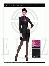 酒店總臺大堂服務員制服設計圖918