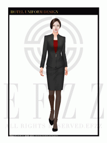 酒店總臺大堂服務員制服設計圖927
