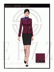 酒店總臺大堂服務員制服設計圖950