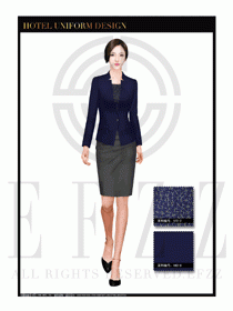 酒店總臺大堂服務員制服設計圖967