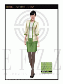 大堂總臺收銀接待員工制服281