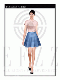 大堂總臺(tái)收銀接待員工制服302