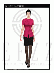 大堂總臺收銀接待員工制服307