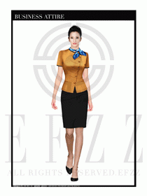 大堂總臺收銀接待員工制服312