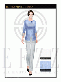 大堂總臺收銀接待員工制服318