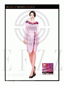 大堂總臺收銀接待員工制服335