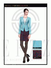 大堂總臺收銀接待員工制服341