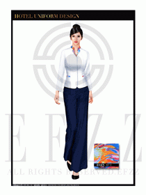大堂總臺收銀接待員工制服338