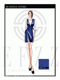 夏季時尚OL女裝職業裝設計圖510