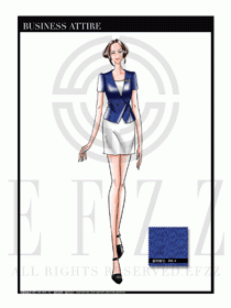 夏季時尚OL女裝職業裝設計圖512