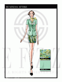 夏季時尚OL女裝職業裝設計圖518