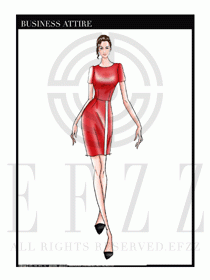 夏季時尚OL女裝職業裝設計圖527