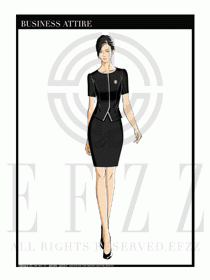 夏季時尚OL女裝職業(yè)裝設(shè)計(jì)圖532