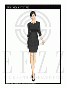 夏季時尚OL女裝職業裝設計圖538