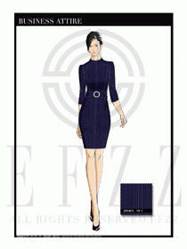 夏季時尚OL女裝職業裝設計圖543
