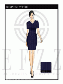 夏季時尚OL女裝職業裝設計圖544