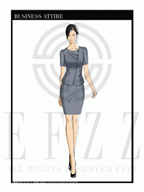 夏季時(shí)尚OL女裝職業(yè)裝設(shè)計(jì)圖548