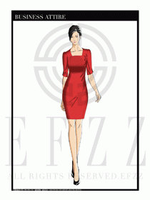 夏季時尚OL女裝職業裝設計圖559