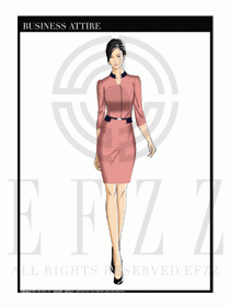 夏季時(shí)尚OL女裝職業(yè)裝設(shè)計(jì)圖563