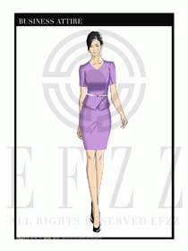 夏季時尚OL女裝職業裝設計圖565