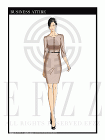 夏季時尚OL女裝職業(yè)裝設計圖562