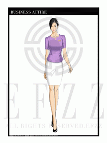 夏季時尚OL女裝職業裝設計圖566
