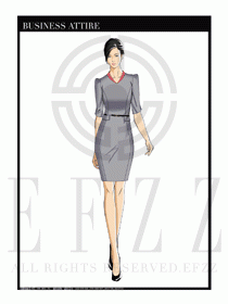 夏季時(shí)尚OL女裝職業(yè)裝設(shè)計(jì)圖574