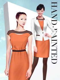 女時尚OL職業(yè)裝系列方案設計圖