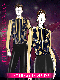 娛樂KTV服務(wù)員手繪服裝設(shè)計方案