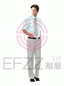 男裝短袖襯衫035