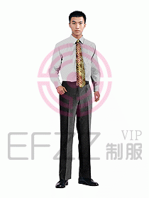 男裝長袖襯衫042