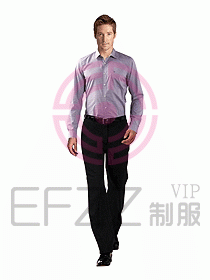 男裝長袖襯衫056