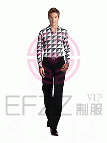 男裝長袖襯衫057