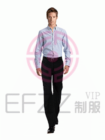 男裝長袖襯衫072