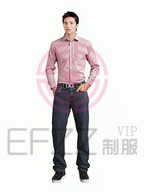 男裝長袖襯衫071