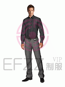 男裝長袖襯衫081