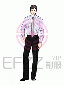 男裝長袖襯衫104