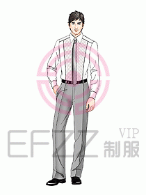 男裝長袖襯衫105