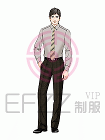 男裝長袖襯衫112