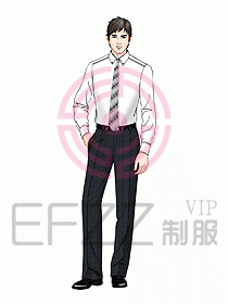 男裝長袖襯衫114